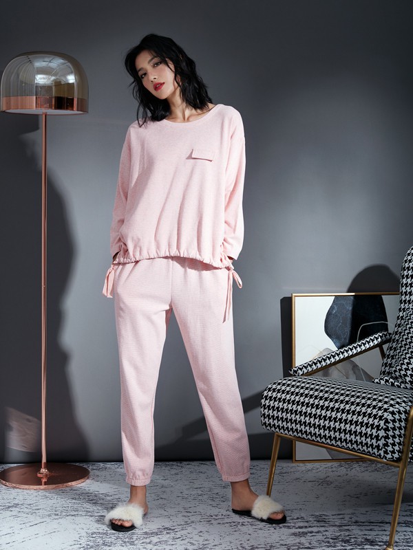 布迪设计2020秋冬季粉色纯色时尚内衣