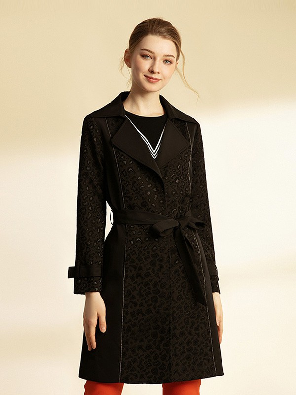 吉蒂女装2020秋季黑色修身外套