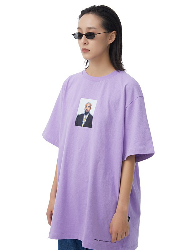 FMACM2022春夏季紫色印花T恤