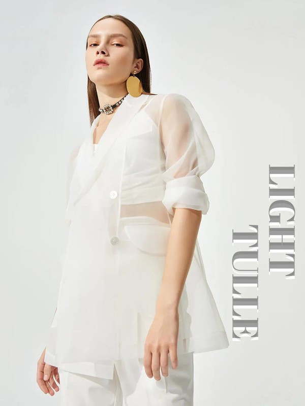 MCClare2022春夏季白色纯色防晒衫