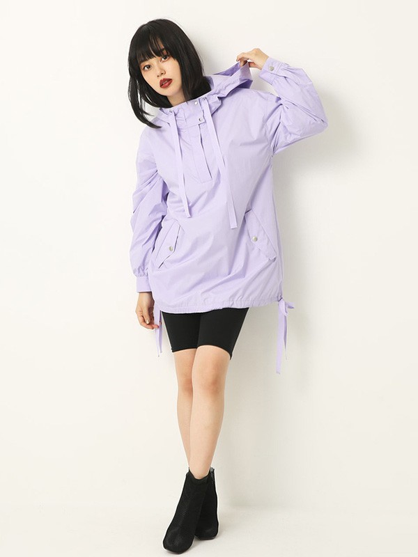 SLY女装2022秋冬季紫色棉服