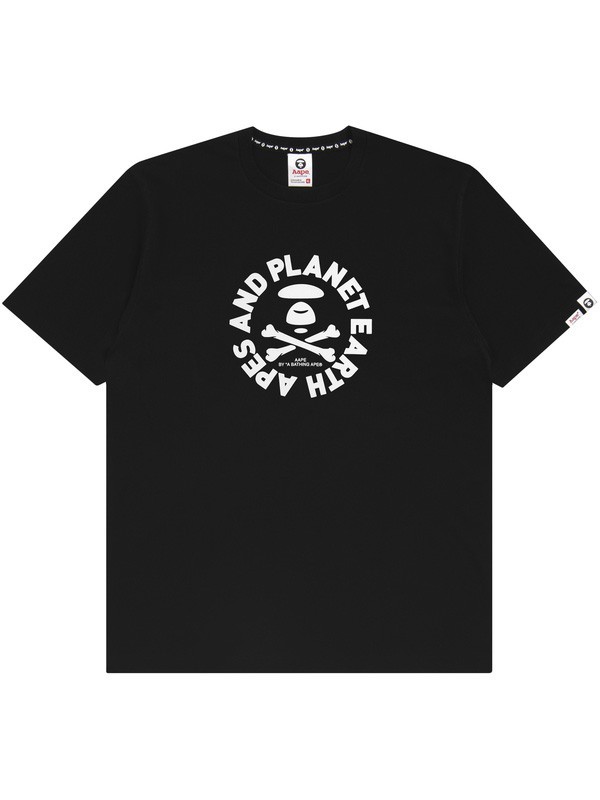 Aape2022秋冬季黑色T恤