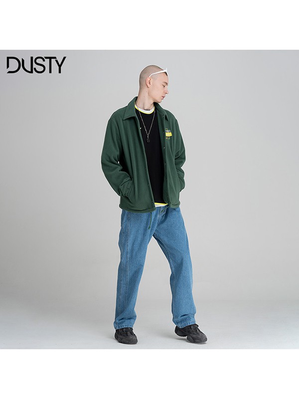 Dusty2022秋冬季绿色衬衫