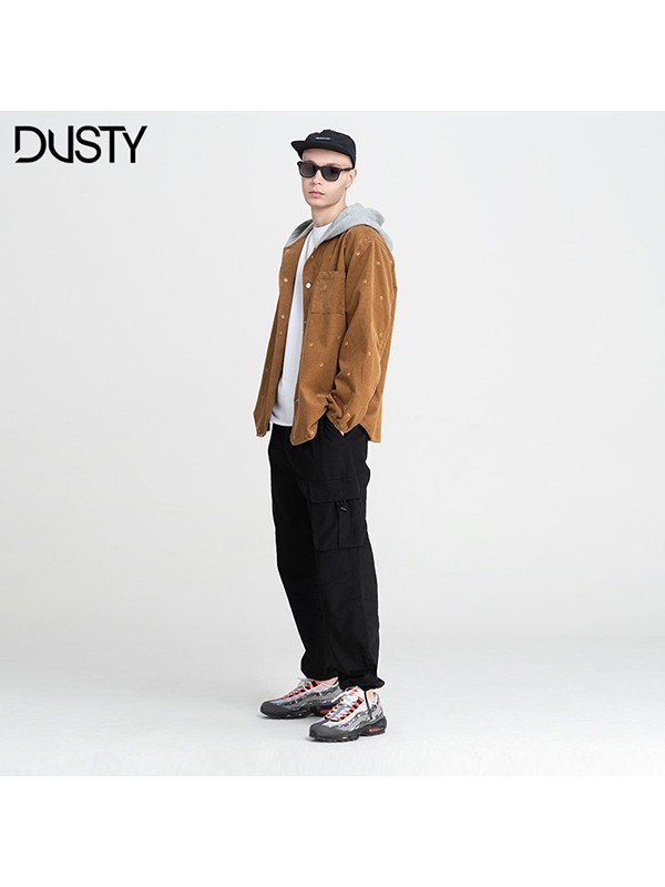 Dusty2022秋冬季黑色长裤