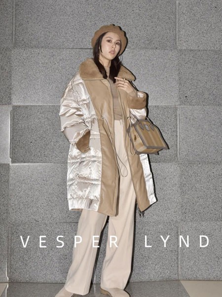 VesperLynd2022秋冬季米色阔腿裤