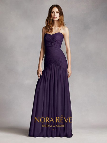 NORAREVE女装2023春夏季紫色礼服
