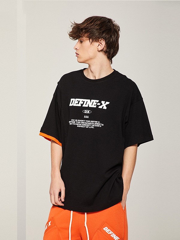 D&X2022秋冬季黑色T恤
