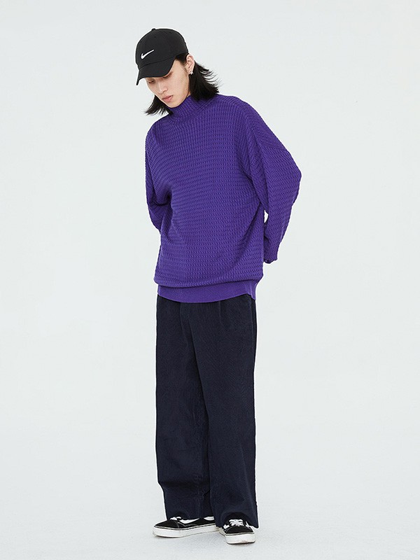 POTE2022秋冬季紫色T恤
