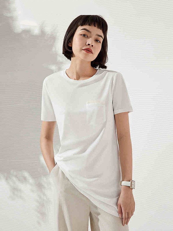 AMIIREDEFINE女装2023春夏季白色T恤