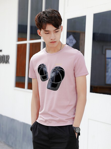 99CM2022春夏季粉色T恤