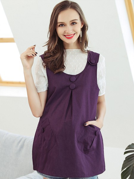 添吉女装2022春夏季紫色吊带裙