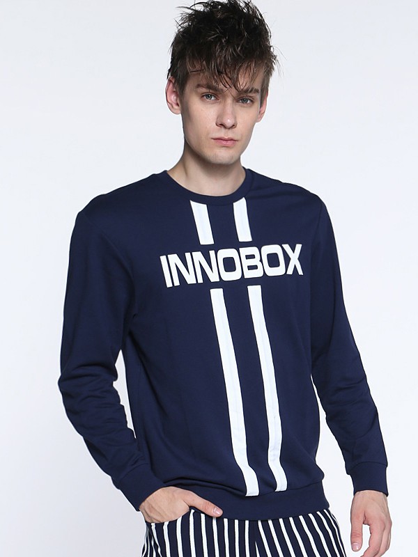 Innobox2022春夏季藏蓝色T恤