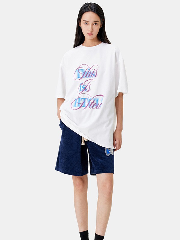 HTCU女装2022春夏季白色T恤