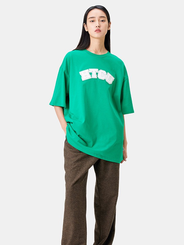 HTCU2022春夏季绿色T恤