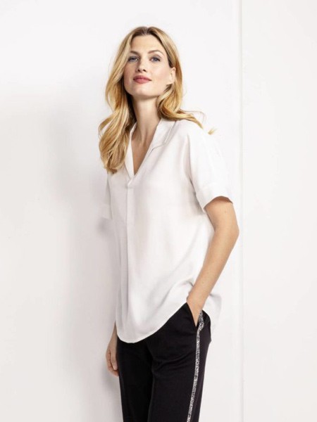 Olsen女装2022春夏季白色衬衫