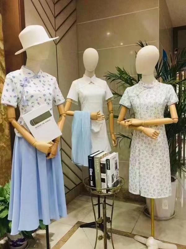 HiF韩一坊女装2022春夏季白色连衣裙
