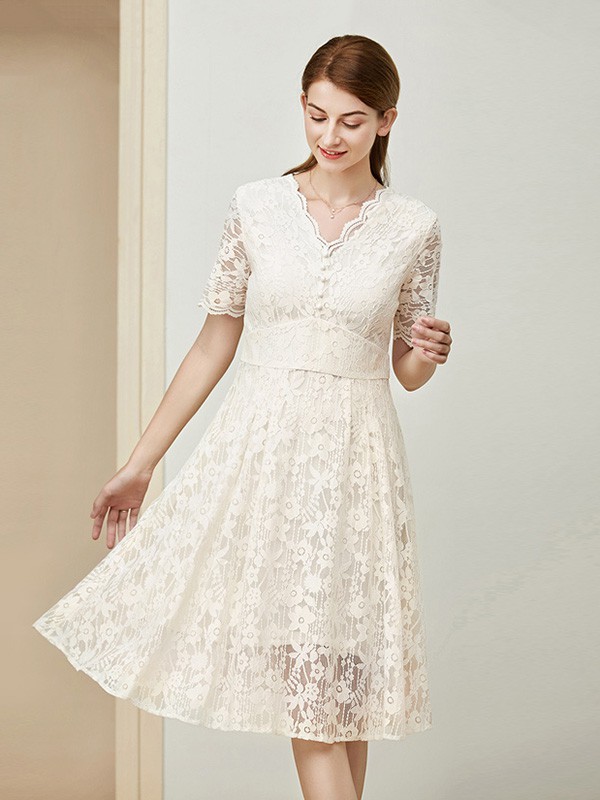 Bellosz2022春夏季白色连衣裙