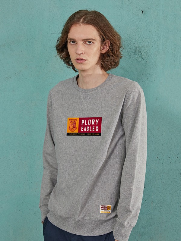 plory2022秋冬季灰色T恤