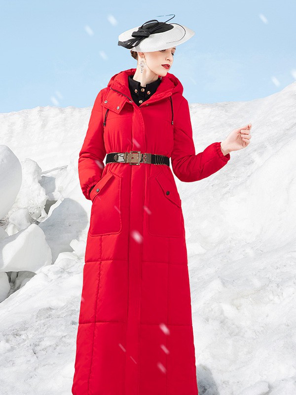 DIFFERENTES2022秋冬季红色棉服