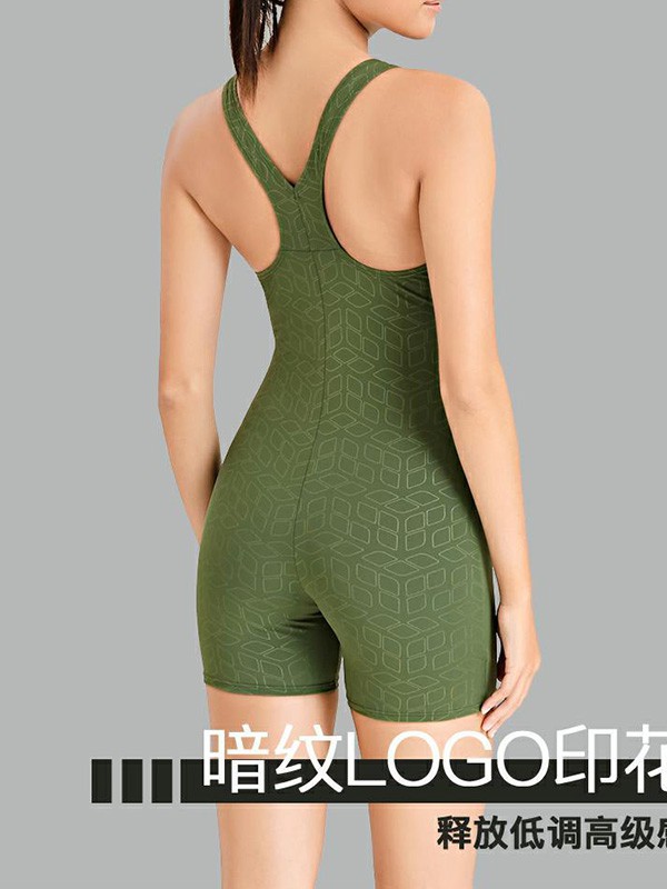 阿瑞娜2023春夏季绿色泳衣