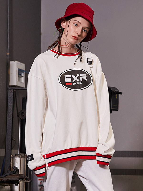EXR2022秋冬季白色T恤