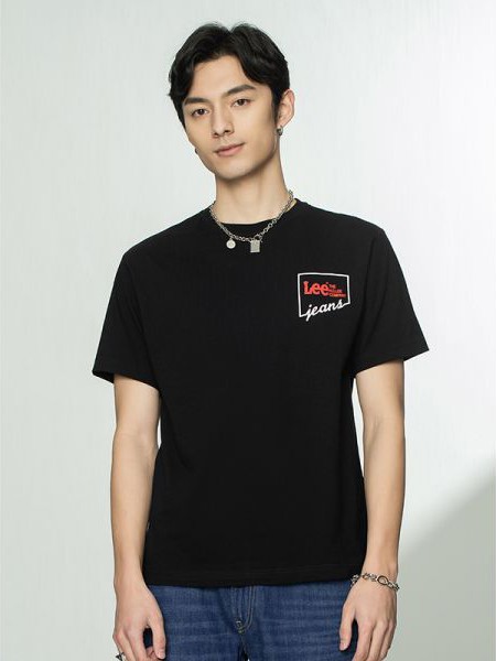Lee2023春夏季黑色T恤