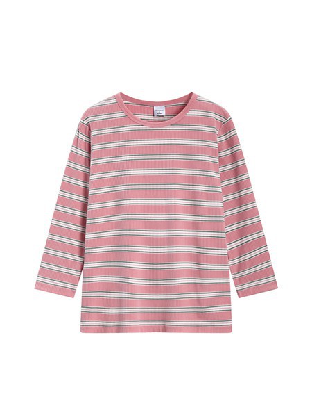 堡狮龙2022秋冬季粉色T恤