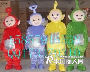 批发2011年卡通服装，上海卡通人偶服装，天线宝宝