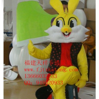 供应杭州卡通服装，新疆卡通人偶服装，兔子