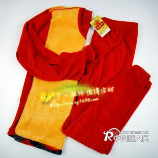 广州冬季新款保暖内衣套装批发广州冬季最热卖的黄金甲套装批发