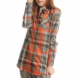 上海雅品—珍露西推出秋季新款七彩七分袖衬衫 厂家直销1件代发