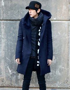 打造韩流时尚风格 冬季呢子外套搭配