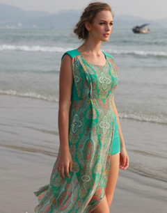 波西米亚风格-沙滩裙搭配