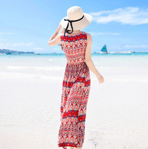 “波西米亚长裙”让你感受夏天的热情